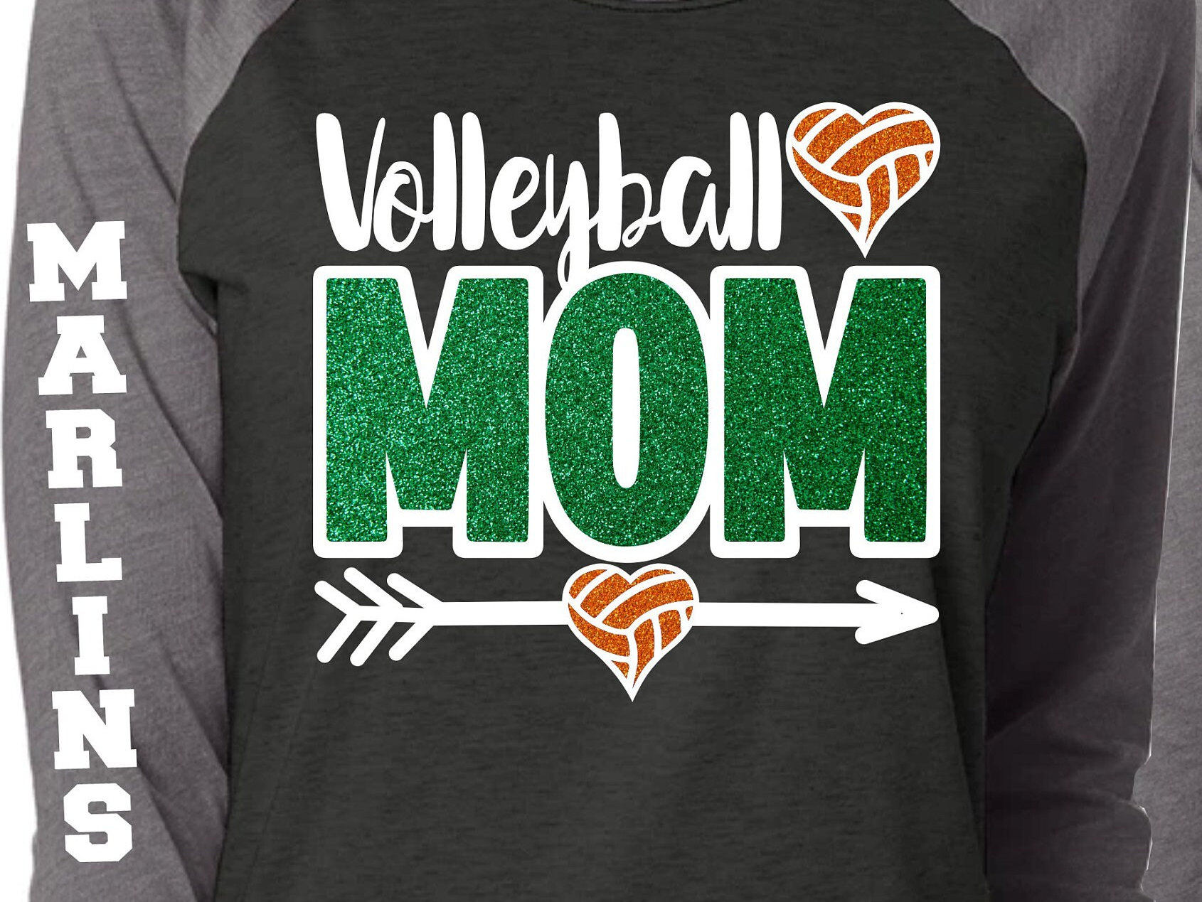 Glitter Volleyball Mom Shirt Volleyball Shirts Volleyball Etsy