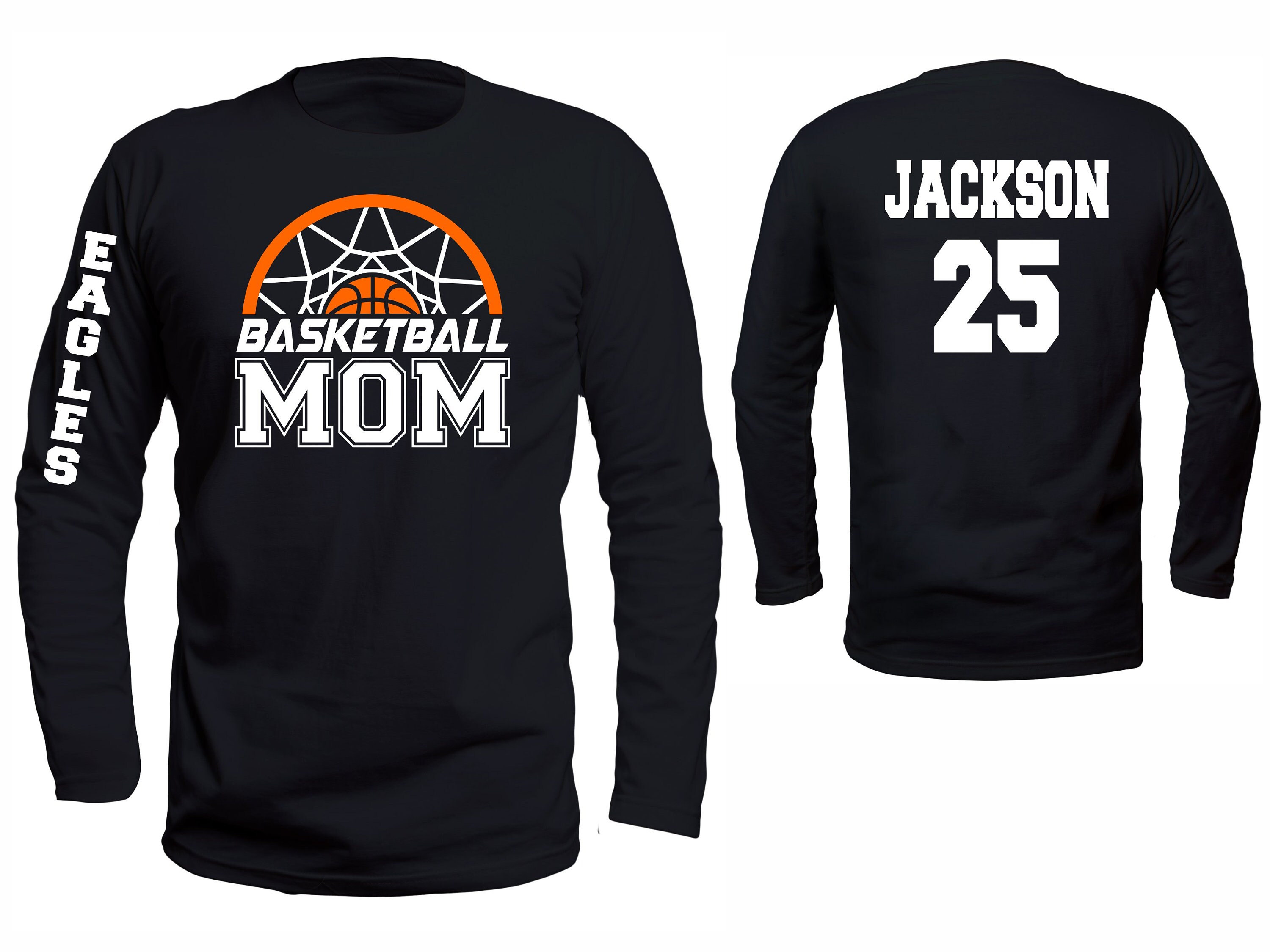 Basketball Mom Shirt Long Sleeve Basketball Mom Basketball Etsy