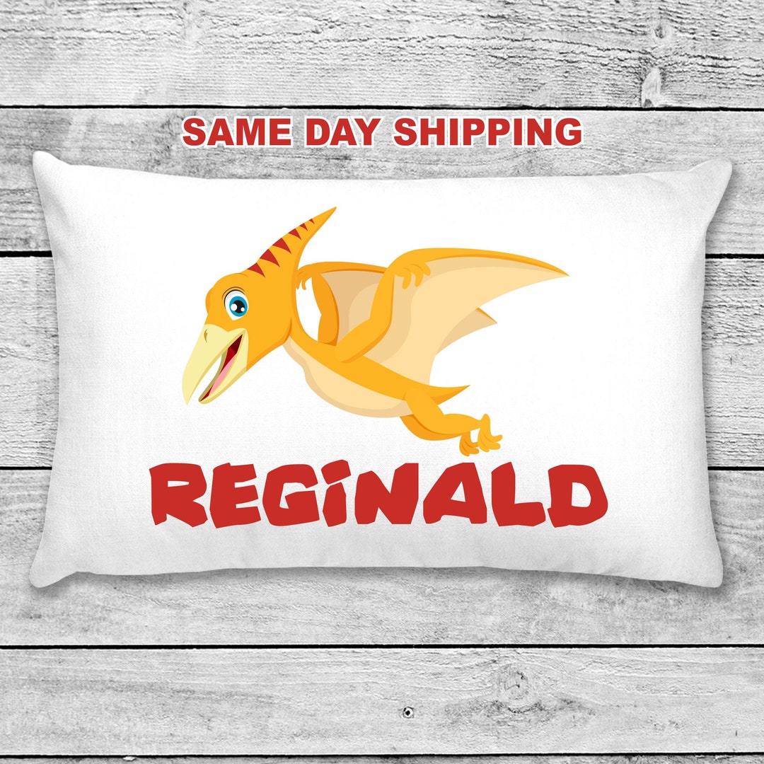 Pterodactyl DINOSAUR Pillowcase, Pillow Custom Personalized Dinosaur