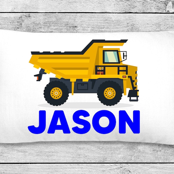 Dump Truck Pillow Etsy