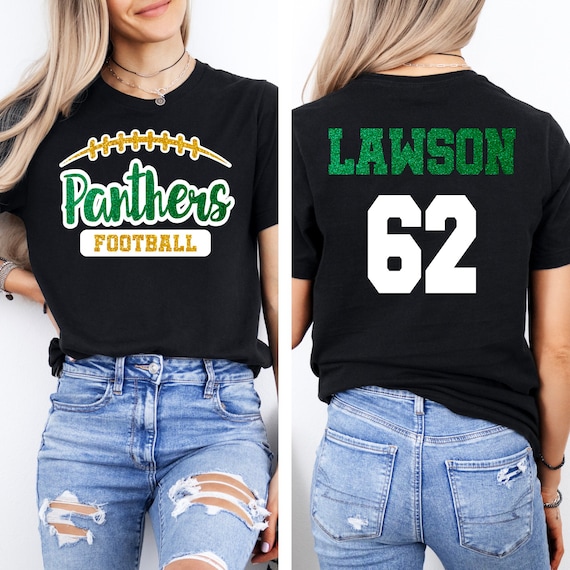 Custom Glitter Football Mascot Shirt, Personalized Football Team Shirt, Customized Football Mom Gifts,  Football Mom Shirt