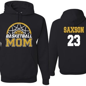 Basketball Mom Hoodie, Personalized Basketball Hoodie, Basketball Hoodie, Custom Basketball Hoodie, Basketball Team Hoodie