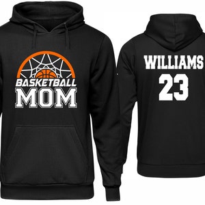 Basketball Mom Hoodie, Personalized Basketball Hoodie, Basketball Hoodie, Custom Basketball Hoodie, Basketball Team Hoodie