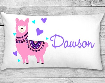 llama pillow case