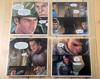 Star Trek Comic Book Coaster Set