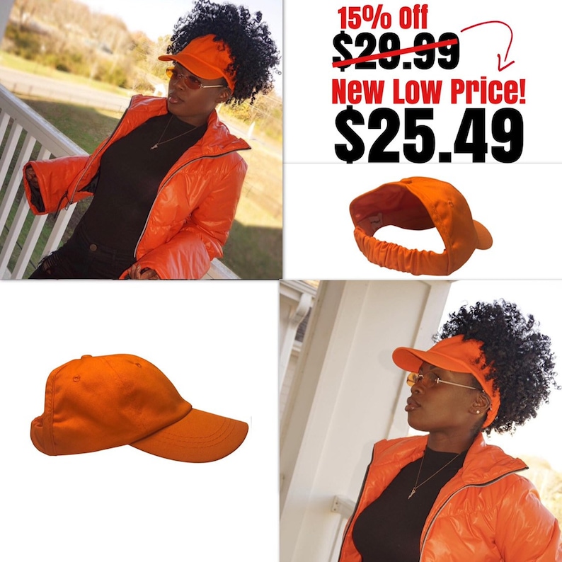 ladies orange hats
