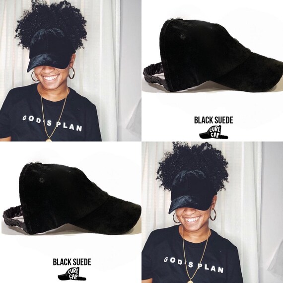 afro baseball cap