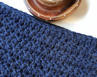 Blue Infinity Scarf