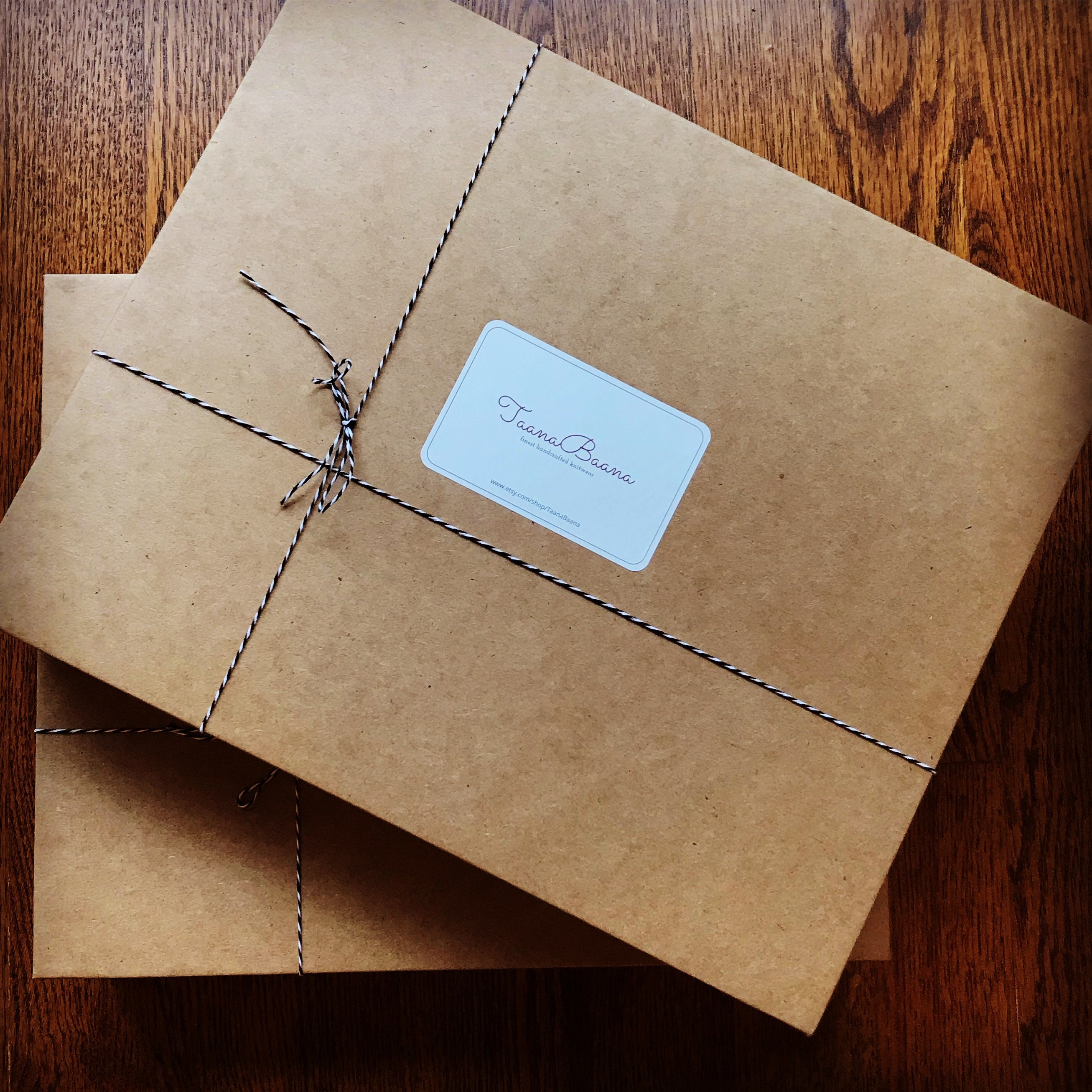 Gift box with personalized message on a premium quality card Etsy