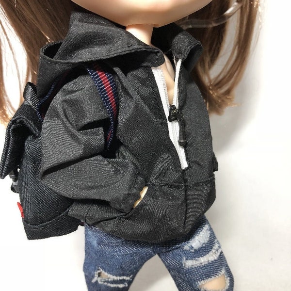 Manteau coupe-vent Blythe | Vêtements Blythe Vêtements BJD | Vêtements BJD YoSD pour Blythe Pullip OB24 OB22 Azone | Poupée articulée à rotule 1/6 tenue de vêtements BJD