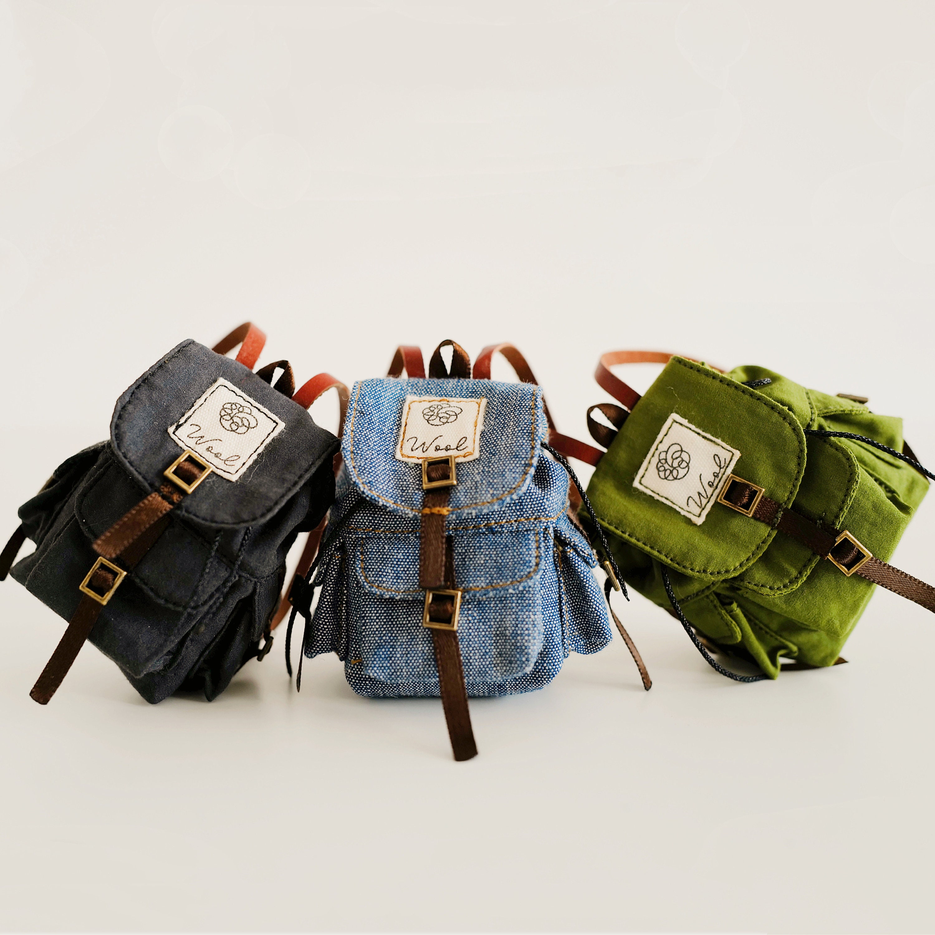 Blythe Backpack | Blythe Bag | BJD Bag for Midi Blythe Custom Pullip Ooak Blythe Doll Azone Obitsu 22 Obitsu 24|YoSD Clothes BJD Accessories