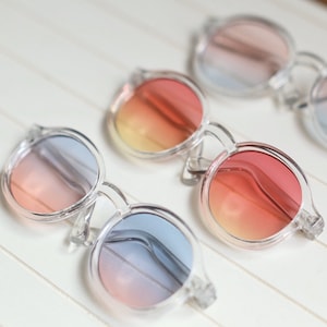 Gradient Blythe bjd glasses | Doll sunglasses for ooak blythe doll | Blythe clothes ball jointed doll 1/6 bjd YoSD clothes | bjd accessories