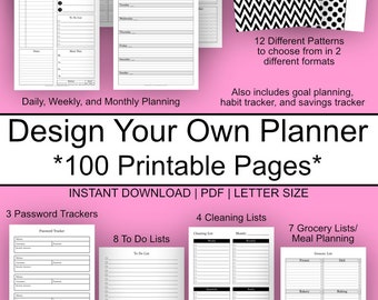 undated planner etsy