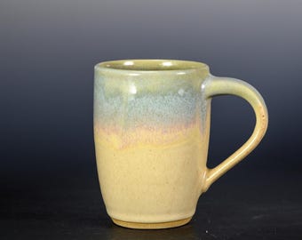 Large Handmade Mug, 18 oz Ceramic Coffee Cup, Pottery Tea Gift - Desert Haze Glaze