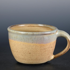 Soup Mug 24 oz, Ceramic Bowl with Handle for Soup or Ramen, Handmade Pottery for Everyday Use, Kitchen Gift Idea – Desert Haze Glaze