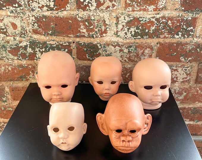 Vintage Ceramic Doll Heads, Your Choice Etsy