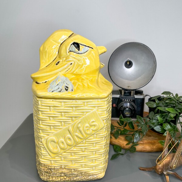 Vintage Duck Cookie Jar - Etsy