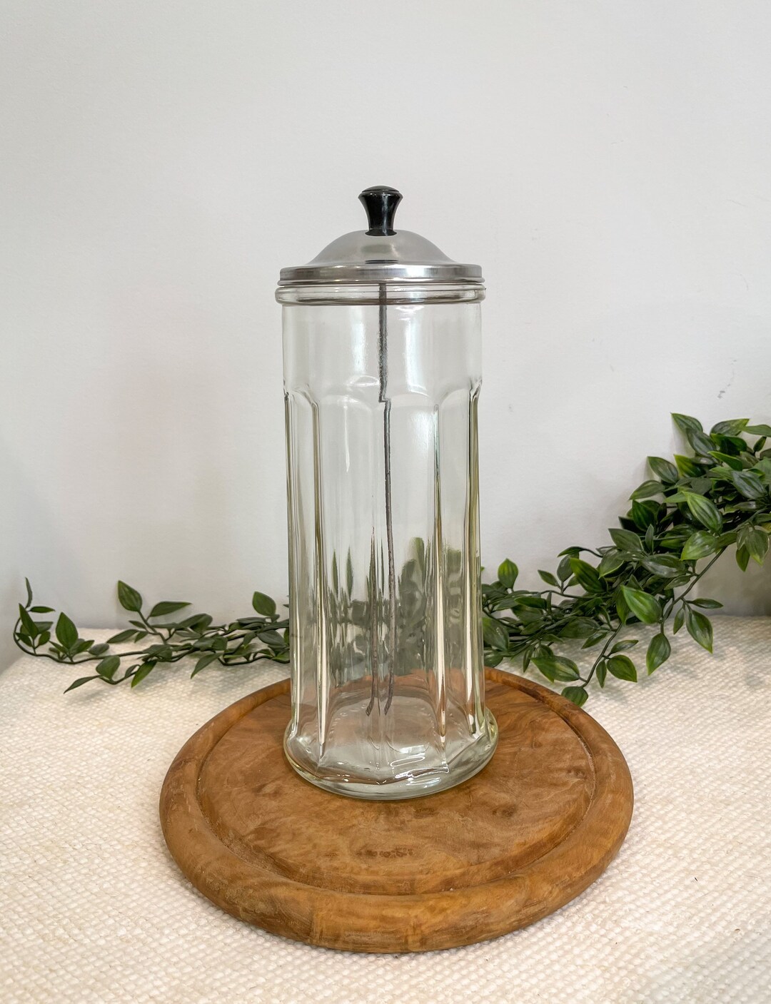 Vintage Bloomfield Industries Chicago Barbicide Jar or Straw Etsy