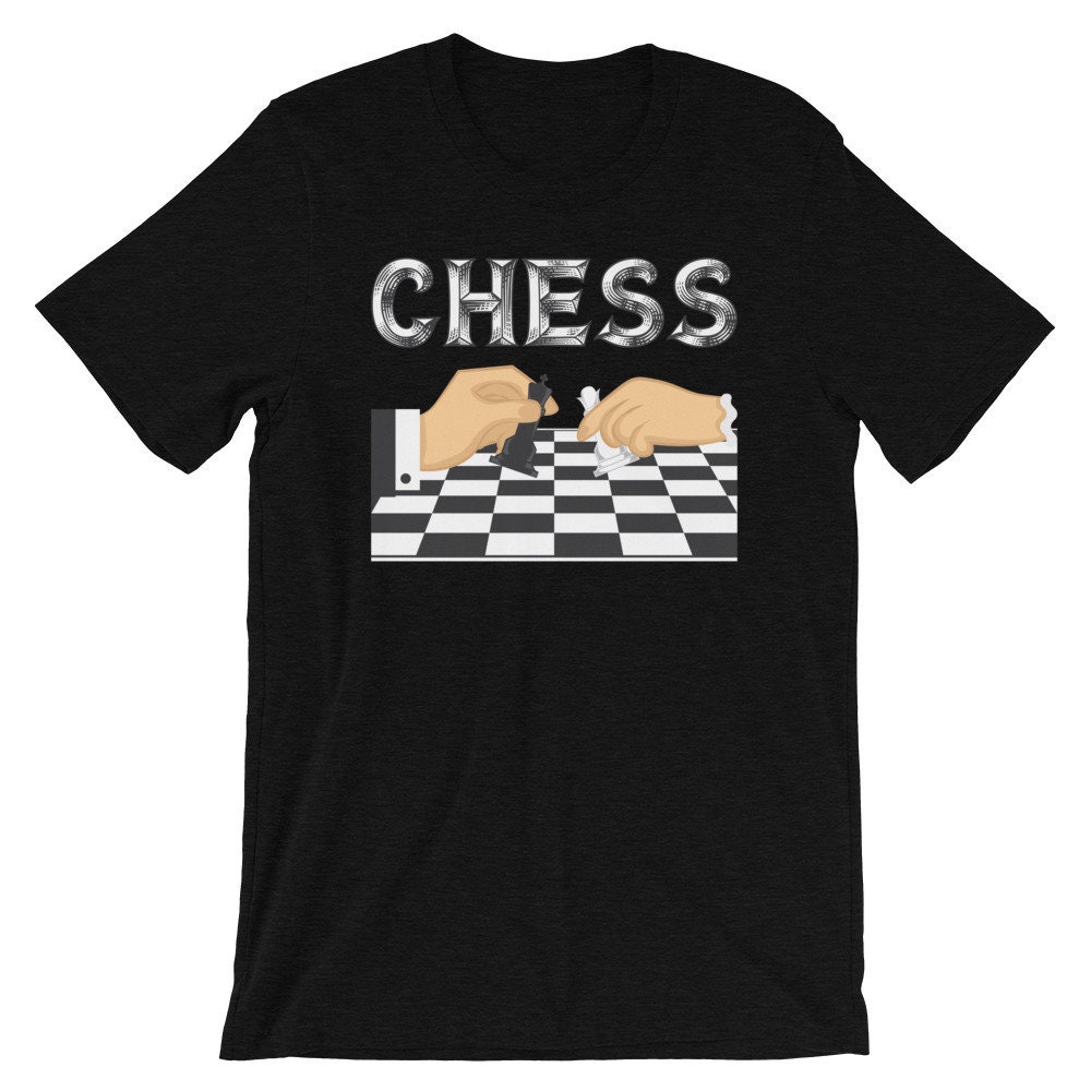 Chess Player Tshirt L Chess Board Shirt 