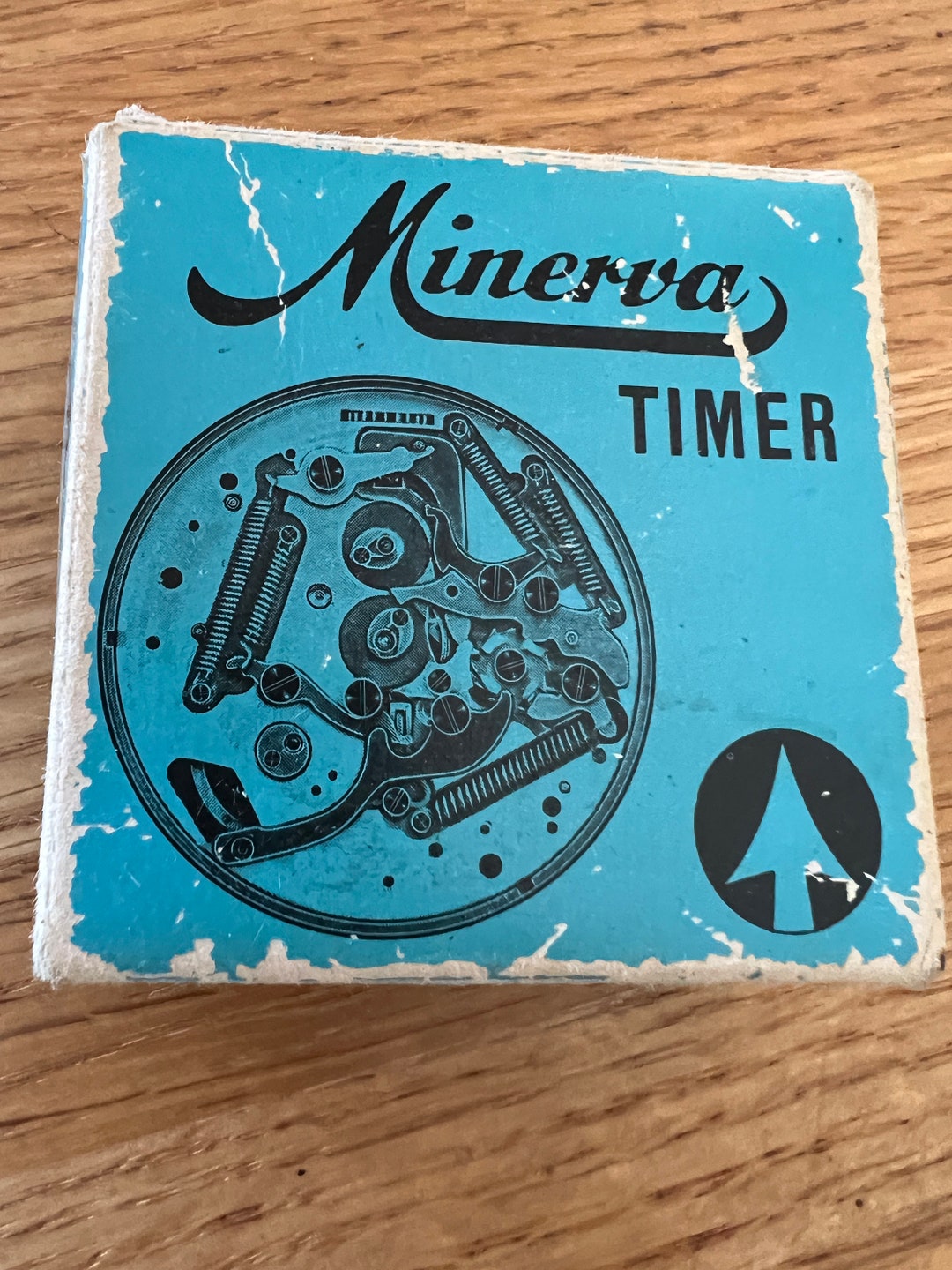 Minerva Stopwatch in Box, Vintage, Made in Switzerland, Numbered 106F