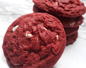 Vegan Red Velvet Cookies