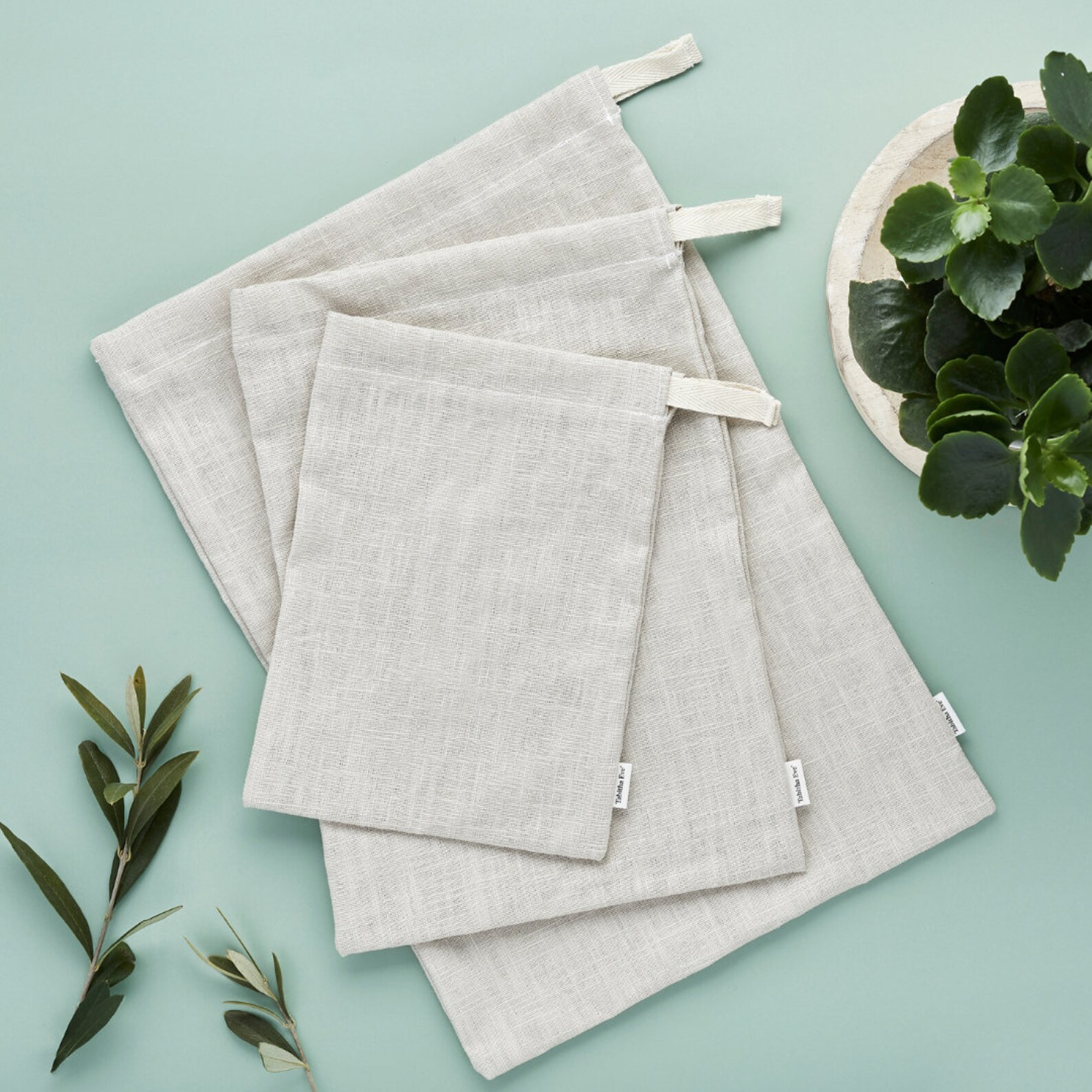 Luxury Linen Produce Bags Etsy