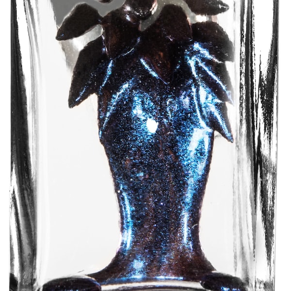 Ferrofluide bleu coloré dans une bouteille (15 ml)