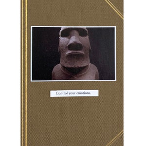 Une association très amusante d'image et de texte. Carte de voeux polyvalente merveilleusement ludique.
