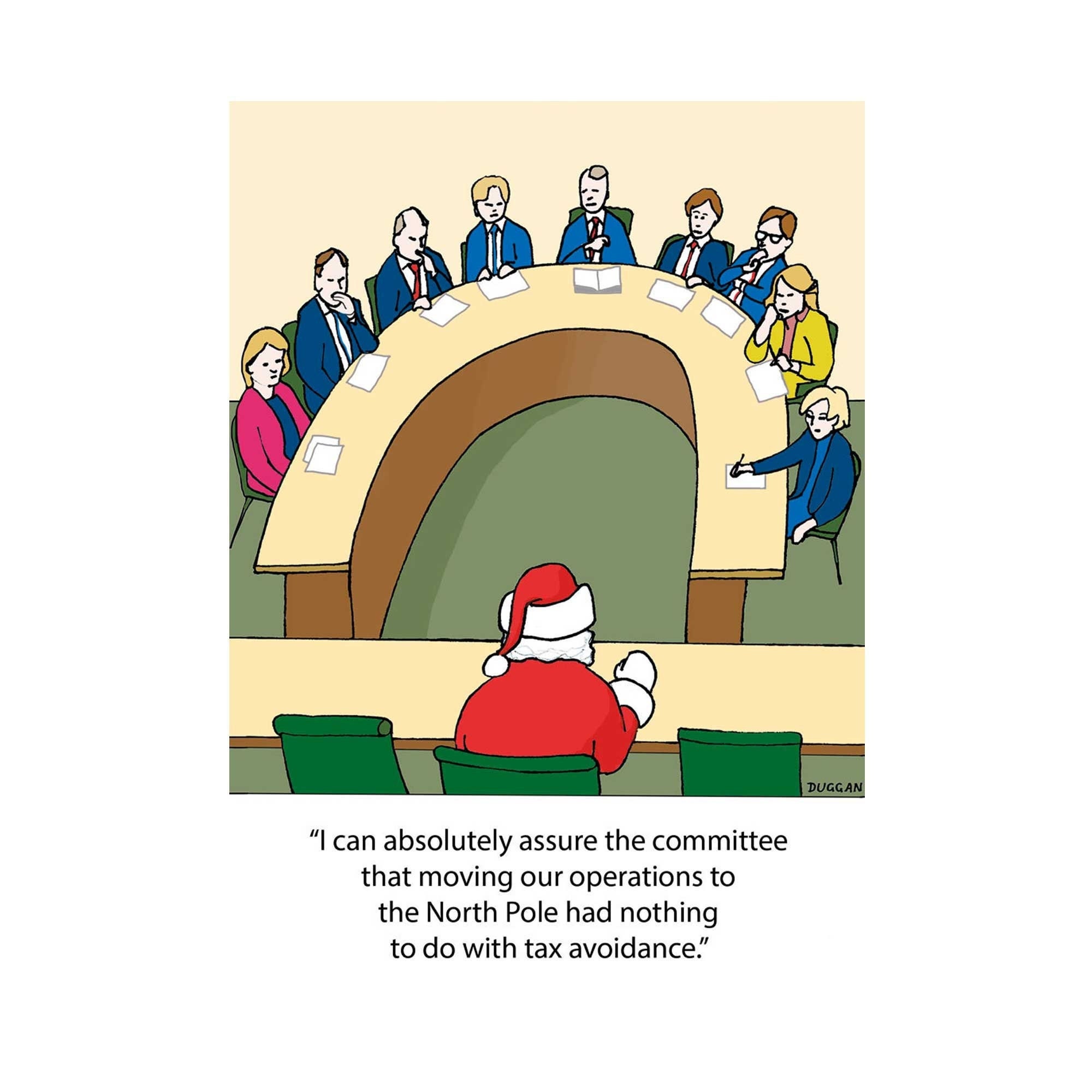 Funny Christmas Card. Tax Avoidance. Government Christmas - Etsy Denmark