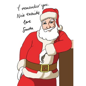 Tarjeta navideña divertida / Tarjeta navideña divertida / Tarjeta navideña para mamá / Navidad / Feliz Navidad / Tarjeta navideña ingeniosa / Tarjeta navideña única