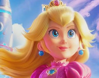 Peluca inspirada en la Princesa Peach