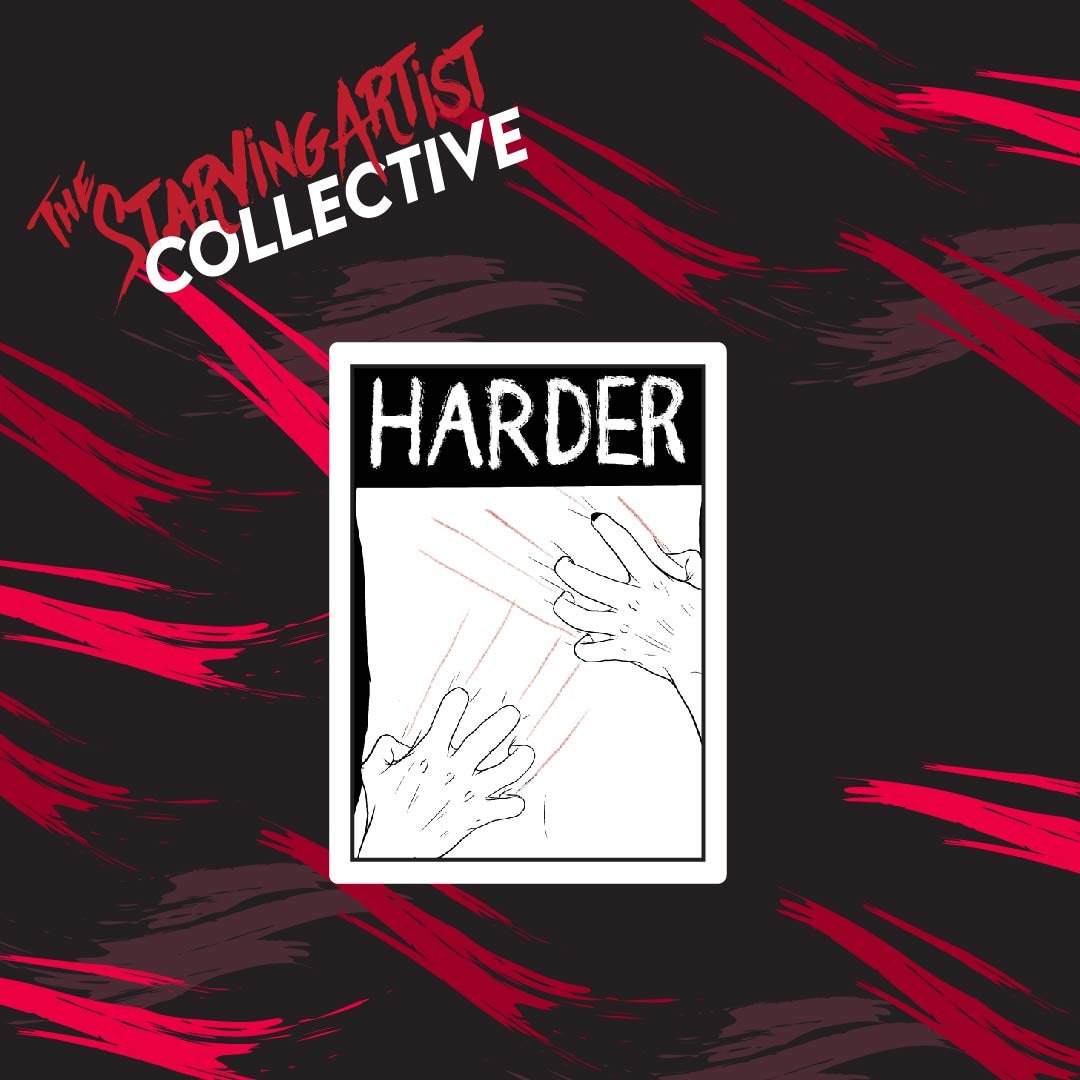 Harder Die Cut Vinyl Sticker - Etsy