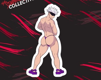Thiccc Gojo | Die Cut Vinyl Sticker