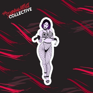 Dommy Mommy Raven | Die Cut lewd Vinyl Sticker