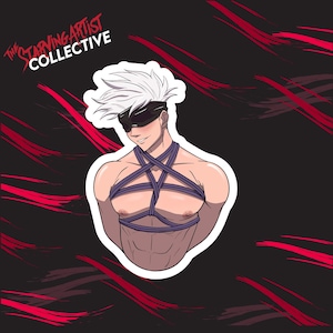 Shibari Gojo Vinyl Sticker (3.25x3.25 inch)