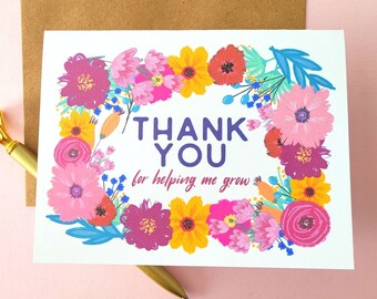 Carte Fin D Annee Scolaire Etsy Canada