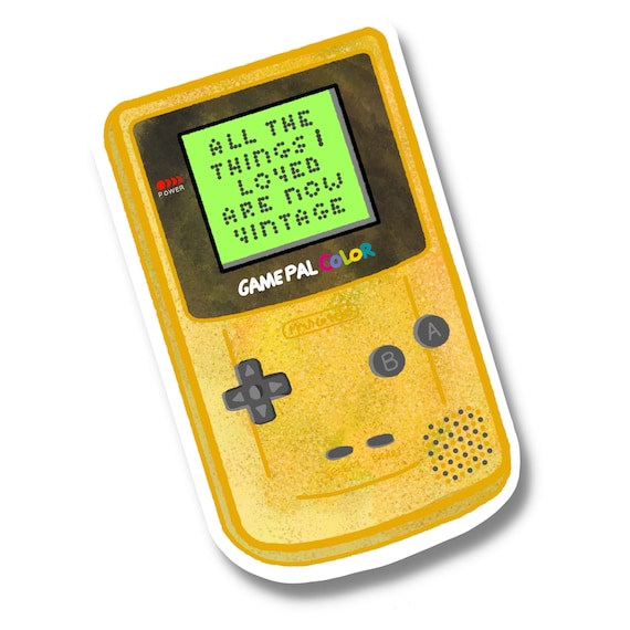 Game Pal Vintage Vinyl Sticker: Nostalgic Millennial Gift (3" Tall)