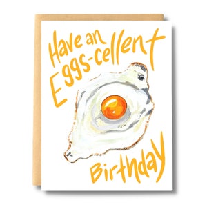 Tarjeta de cumpleaños para un amigo, espero que tengas un cumpleaños excelente, excelente tarjeta de felicitación de cumpleaños, tarjeta de cumpleaños / impresiones de sal y papel