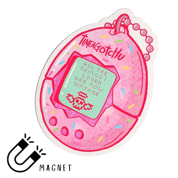 Digital Pet Magnet: 90s Kid Nostalgia, Millennial Gift