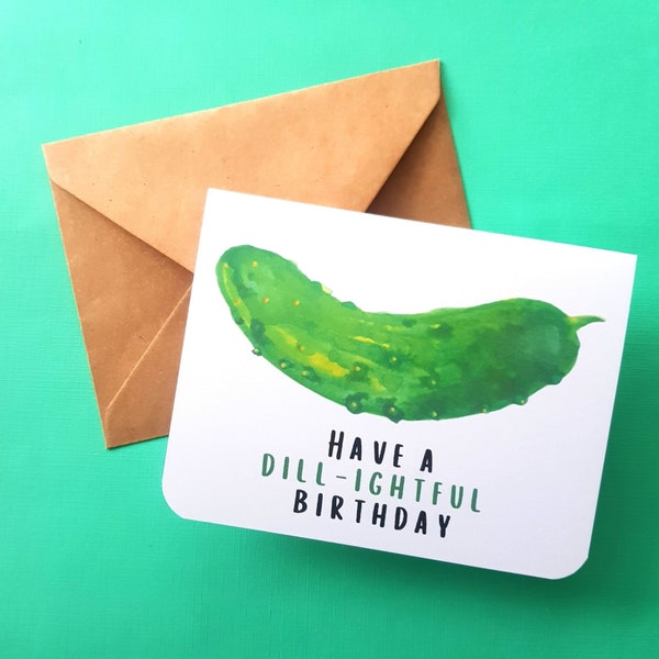 Pickle Card - Etsy