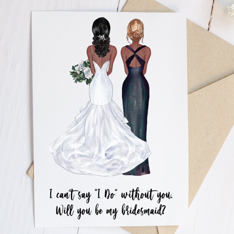Printable Bridesmaid Proposal Card Download Instantly I Etsy