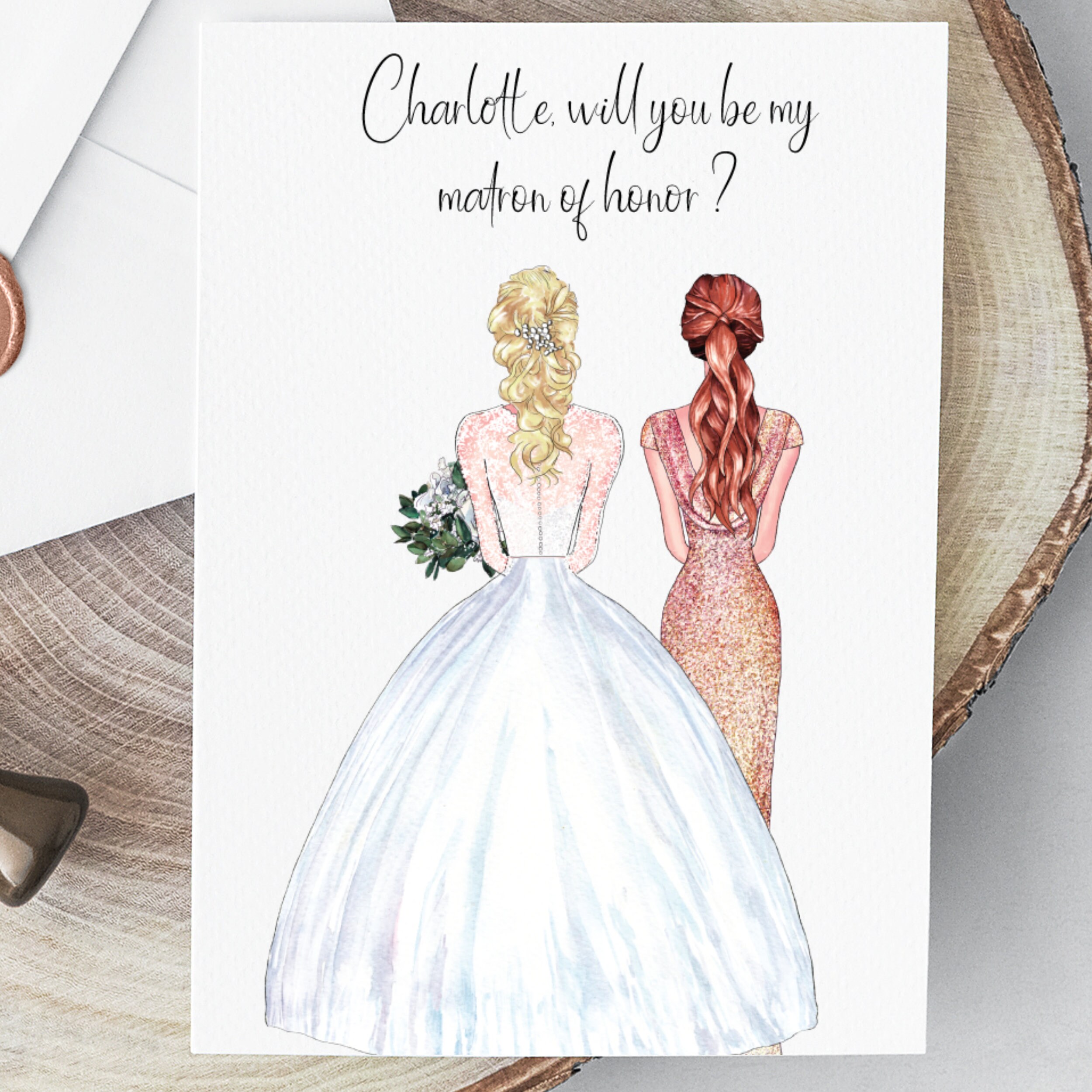 Downloadable Personalized Proposal Card for Bridal Party | Etsy