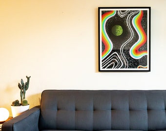 Space-Time Continuum, 8x10, 16x20, 24x30 Wall Art Prints