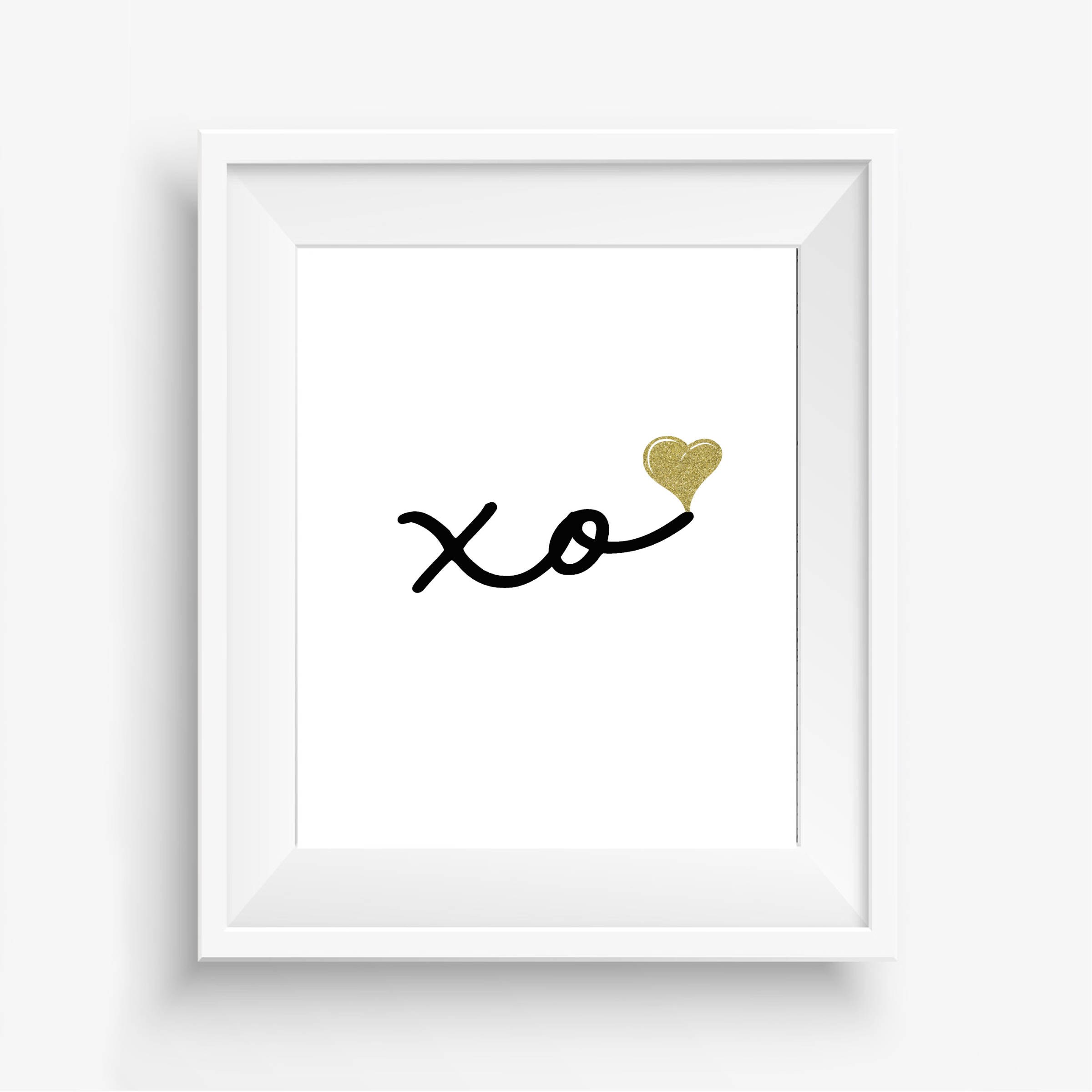 Xo Printable Wall Art 8X10 Printable Home Decor Instant Etsy