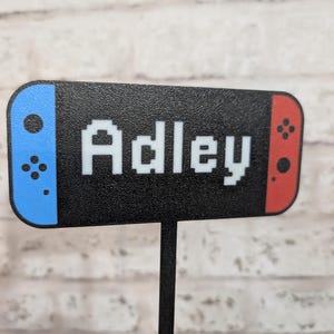 Nintendo Switch-inspirerad födelsedagstårtdekoration - Personlig