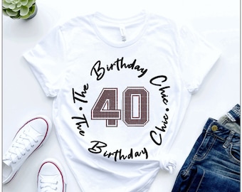 The Birthday Chic | Rhinestone Number Shirt