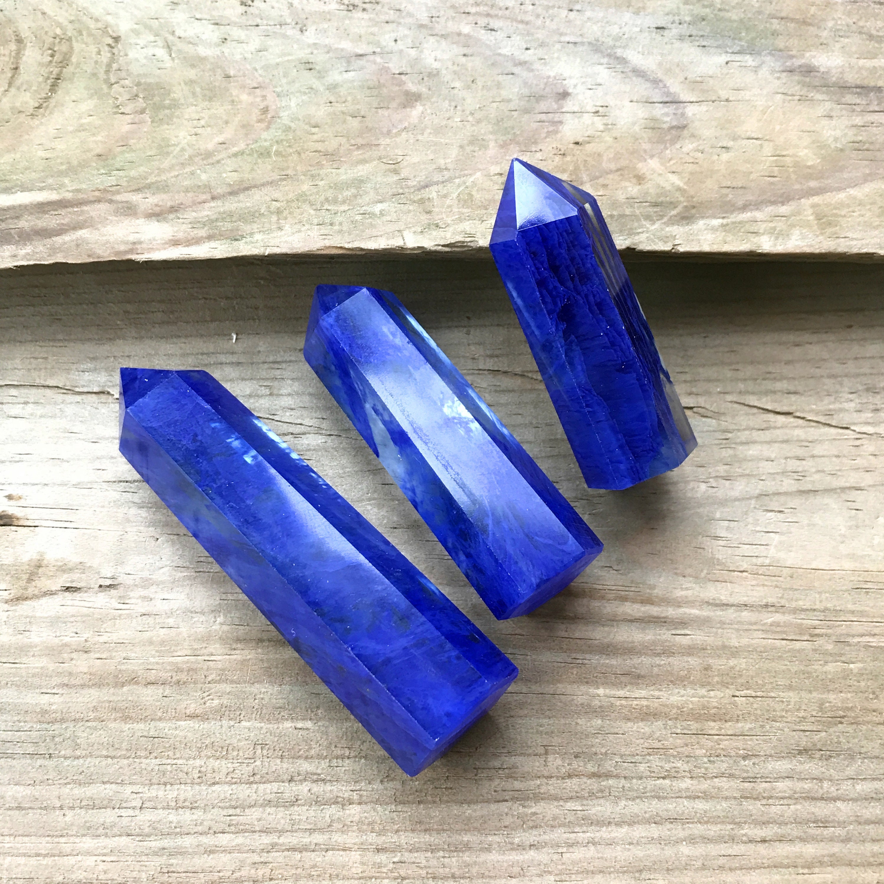 Clear Blue Smelt Quartz Towerblue Smelting Crystal Etsy