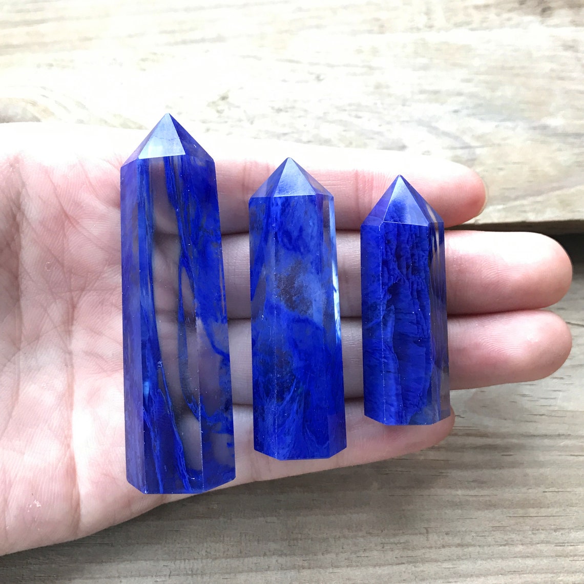 Clear Blue Smelt Quartz Towerblue Smelting Crystal Etsy