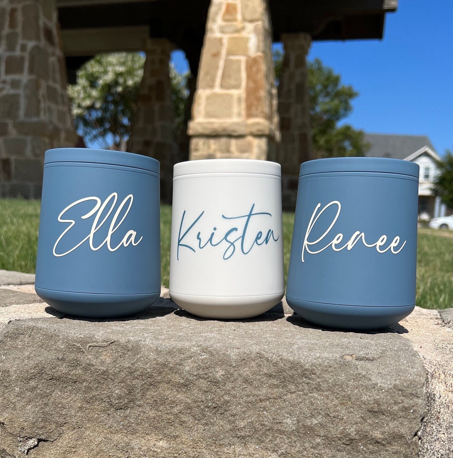 Personalized Wine Tumbler, Bridesmaid Gift, Bridesmaid Proposal, Personalized Wine Glass, Custom Wine Glass, Acrylic Wine Tumbler