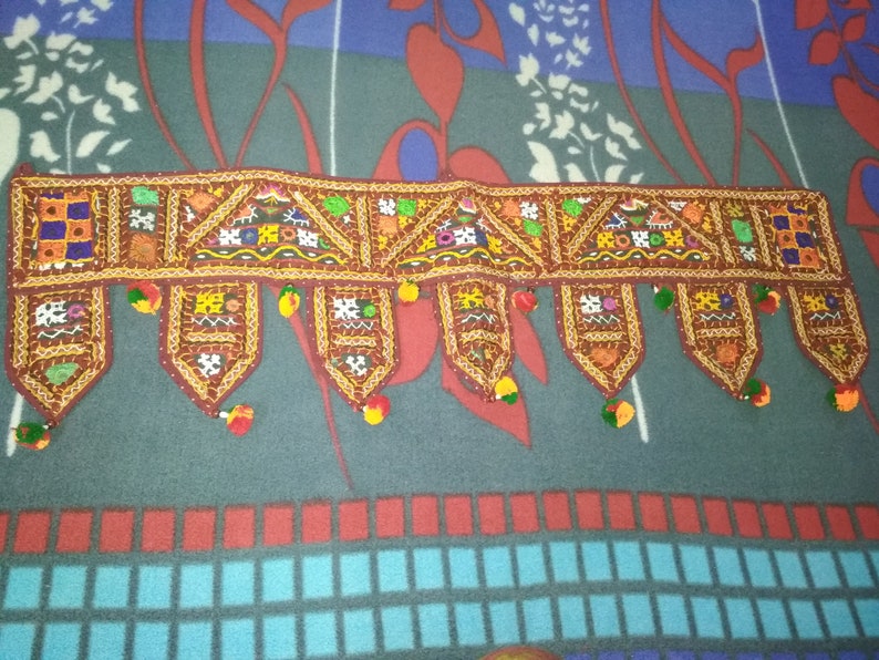 Toran Housewarming Gift Indian Valance Indian Tapestry Etsy